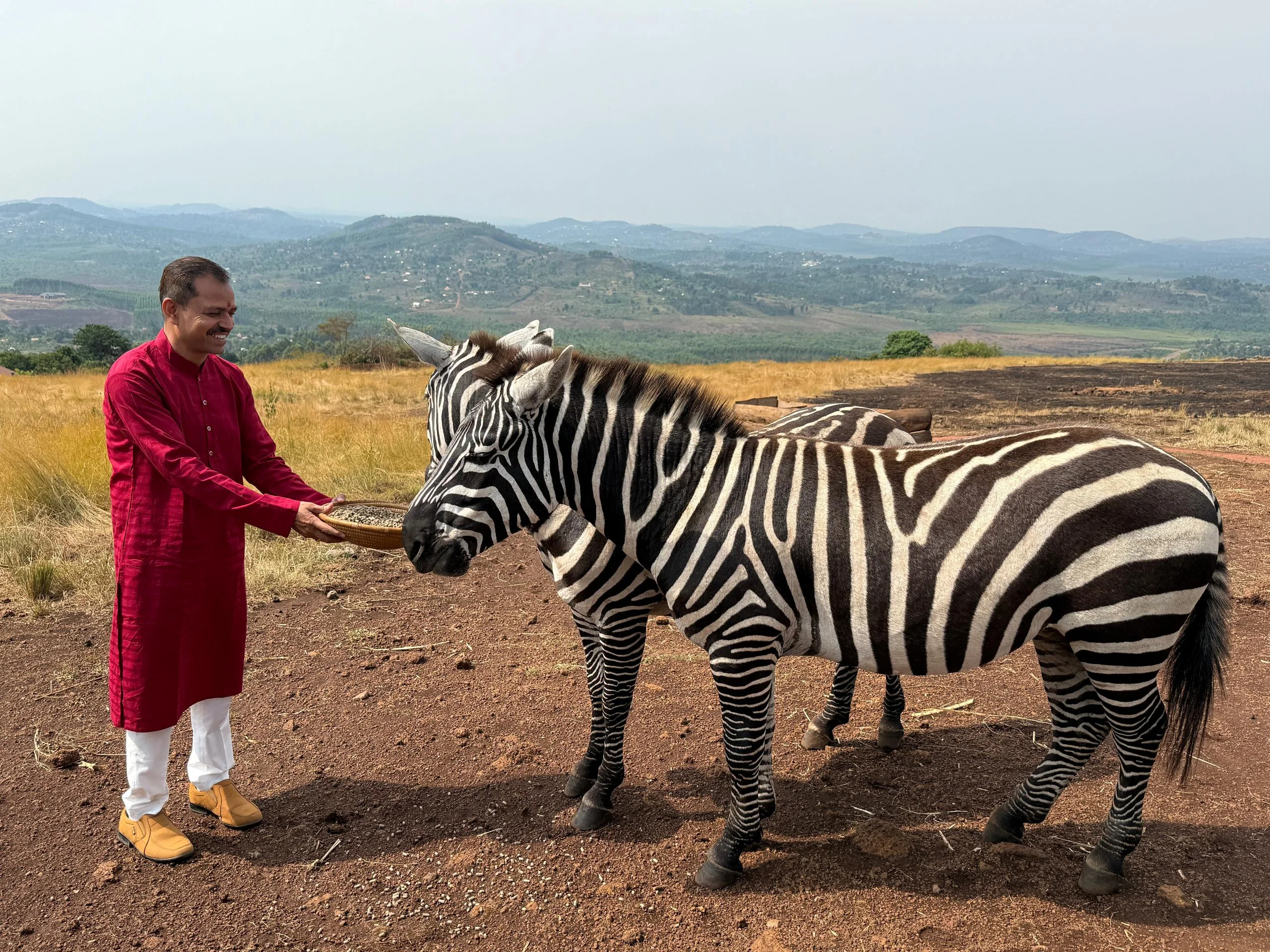 Image of Dr. Karthik Jha with a client 20